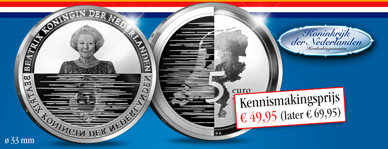 Koninkrijk der Nederlanden Herdenkingsmunten Collectie reserveren
